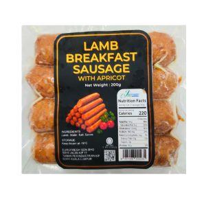 Lamb Apricot Breakfast Sausage