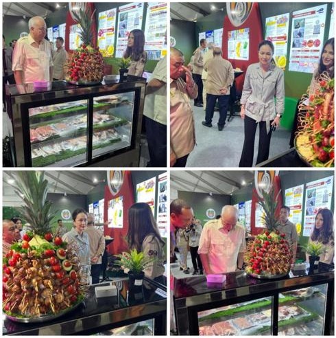 Eurofresh at Agrofest with HRH Sultan Nazrin Muizzuddin Shah